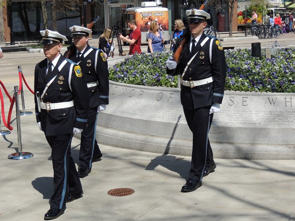 Honor Guard Walk WLEM 2014
