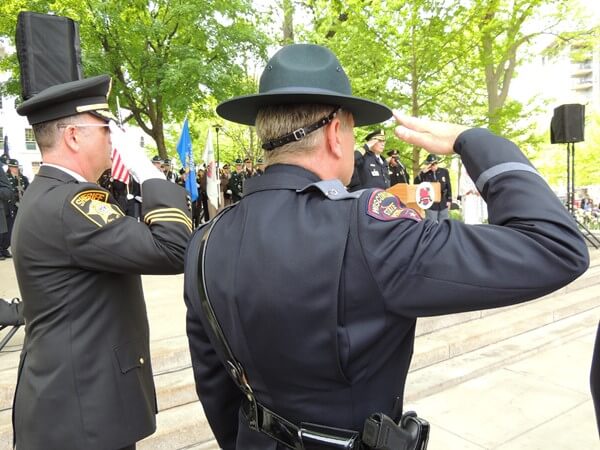 Wisconsin Officer Salute 2016